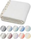 Toalha de banho turco e praia DEMMEX Organic Diamond Cotton