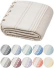 Toalha de banho turco e praia DEMMEX Organic Diamond Cotton