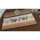 Toalha De Chá Centrinho De Mesa 80cm X 60cm Em Oxford Barato