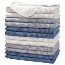 Toalha de cozinha POLYTE Premium Microfiber Waffle Weave, pacote com 12 Toalha de cozinha POLYTE Premium Microfiber Waffle Weave, pacote com 12