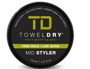Toalha de creme de fibra para modelar cabelo Dry Mid Styler Firm Hold