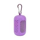 Toalha De Fitness Mini De Secagem Rápida Portátil Em Microfibra Com Bolsa De Silicone Para Esportes