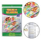 Toalha De Geladeira Plástica Organizadora Kit Com 03 Peças 36x53cm Plast Leo