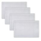 Toalha De Geladeira Pvc Rendado kit 04 Pçs Pequenas Flores