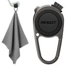 Toalha de golfe Spigen Mag-it Mag-it Magnetic Microfiber Grey