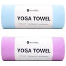 Toalha de ioga Eunzel Hot Yoga antiderrapante absorvente de suor 185x67cm