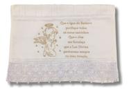 Toalha de lavabo Bordada Anjo Batismo