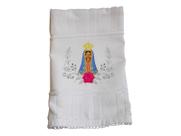Toalha de lavabo Toalhinha de Mão Religiosa Santinhos Católicos Nossa Senhora Aparecida