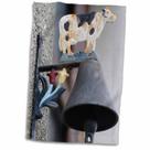 Toalha de mão 3D Rose France-Loire Doorbell Cow Design 38x56cm Toalha de mão 3D Rose France-Loire Doorbell Cow Design 38x56cm