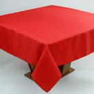 Toalha de mesa 220 cm quadrada vermelho