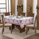 Toalha De Mesa 2,20x1,50 6 Lugares Natal Natalina Retangular