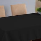 Toalha de Mesa 4 Lugares 1,45x1,40 1 Peça Tecido Oxford Liso - Preto