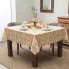 Toalha de Mesa 4 Lugares Campina 150x150cm Limpa Fácil Algodão Lepper