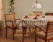 Toalha de Mesa 4 Lugares POP Quadrada Jardim 1,40m x 1,40m