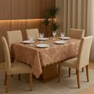 Toalha De Mesa 6 Lugares Jacquard Mesa Posta Toalha Lisa