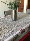 Toalha De Mesa 6 Lugares Retangular 6 Cadeiras 2,15m X 1,45m