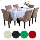 Toalha de Mesa 8 Lugares Basic 2,50x1,40m Liso Tecido Oxford