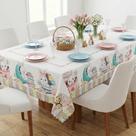 Toalha de Mesa 8 Lugares Páscoa Estampada Decorativa Ideal para Mesa Posta Elegante e Almoço em Família