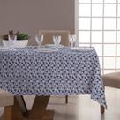 Toalha De Mesa Algodão 8 Lugares 2,50m X 1,40m com Bainha