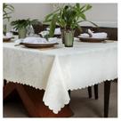 Toalha De Mesa Arabesco Off White Quadrado 220X220cm - Auguri