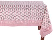 Toalha de mesa ATOSII Gulbahar Branca Rosa 100% Algodão 150x230cm Toalha de mesa ATOSII Gulbahar Branca Rosa 100% Algodão 150x230cm
