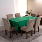 Toalha De Mesa Basic 1 Peça 2,00m X 1,40m 6 Lugares Tecido Oxford 100% Poliéster - colorido na tonalidade Verde Toalha De Mesa Basic 1 Peça 2,00m X 1,40m 6 Lugares Tecido Oxford 100% Poliéster - colorido na tonalidade Verde