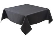 Toalha de mesa Biscaynebay Tecido Texturizado 137x137cm Preto