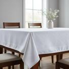 Toalha de Mesa Branca Requinte II Dohler Quadrada 4 Lugares 1,60x1,60m Toalha de Mesa Branca Requinte II Dohler Quadrada 4 Lugares 1,60x1,60m