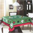 Toalha de mesa cassino carteado quadrada 140 x 140cm teka
