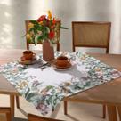 Toalha De Mesa Chá Dohler 0,78 X 0,78 Clean Limpa Fácil Verena Estampa Verena