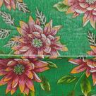 Toalha de Mesa Chita Flor Verde - 70x70cm - 1 unidade - Rizzo