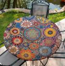 Toalha de mesa COTAIL redonda impermeável 120-150cm poliéster