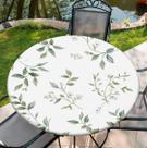 Toalha de mesa COTAIL redonda impermeável 90-150cm poliéster verde