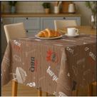 Toalha de Mesa Cozinha Pvc Termica Impermeavel 4 lug 140x140 Estampa:Churrasco