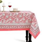 Toalha de mesa CPC Cotton Print Club 177x274 cm Rosa Coral