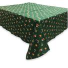 Toalha de Mesa de Natal Estampada Quadrada em Algodão 1,40m - Modelo 2