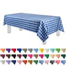 Toalha de mesa de piquenique de plástico descartável Grandipity Blue 137x274cm