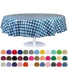 Toalha de mesa de piquenique de plástico descartável Grandipity Blue 84 polegadas