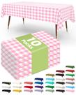 Toalha de mesa de plástico descartável Pureegg 10 Pack 137x274cm