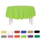 Toalha de mesa de plástico, dimensões de festa, verde limão, 84 polegadas, pacote com 12 Toalha de mesa de plástico, dimensões de festa, verde limão, 84 polegadas, pacote com 12