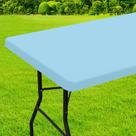 Toalha de mesa de poliéster impermeável para mesa dobrável de 6 pés