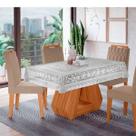 Toalha De Mesa De Renda Quadrada 4 Lugares Coqueiro 1,60x1,60