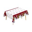 Toalha de Mesa Descartável de Natal 2024 - Decorações para Mesa de Jantar de Ano Novo