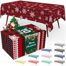 Toalha de mesa descartável impermeável Smiry, pacote com 10, 137x274cm