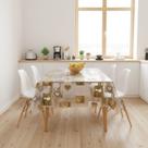 Toalha De Mesa Diamante Rustica Peça Pronta 1,38x2,50m Vinil