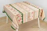 Toalha de mesa dias linhão 1,40 x 1,40 - flor rosa