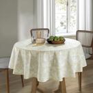 Toalha De Mesa Dohler 4 Lugares Impermeável Graça Redonda Estampada
