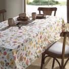 Toalha De Mesa Dohler 4 Lugares Limpa Fácil Clean Athenas Estampada 1,40Mx1,40M Quadrada