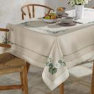 Toalha de Mesa Döhler Renova Botânica Estampa Floral Jantar Elegante Mesa Posta Verde Toalha de Mesa Döhler Renova Botânica Estampa Floral Jantar Elegante Mesa Posta Verde