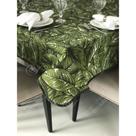 Toalha de Mesa em Gorgurinho Floral Folhagem